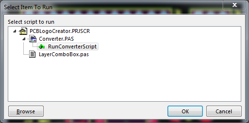 pcb logo creator script files examples